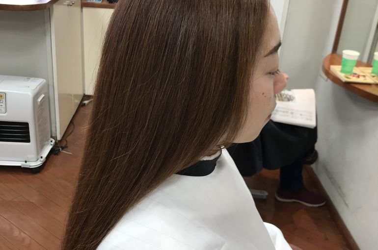 川越ヘアサロン ツヤ髪 カラーリング お勧め美容室 霞ヶ関
