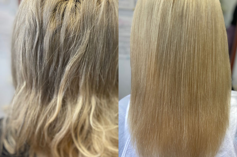 髪のチリ毛解消にお勧めサロンケア 川越市 美容室サラダガール